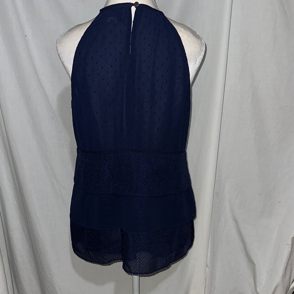 Elegant Navy Halter Top by White House Black Market size xs - Picture 2 of 4